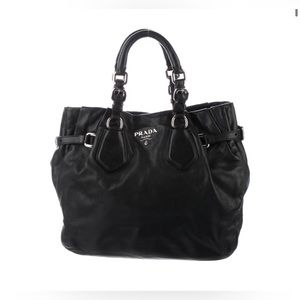 PRADA Soft Calf Tote W/Strap